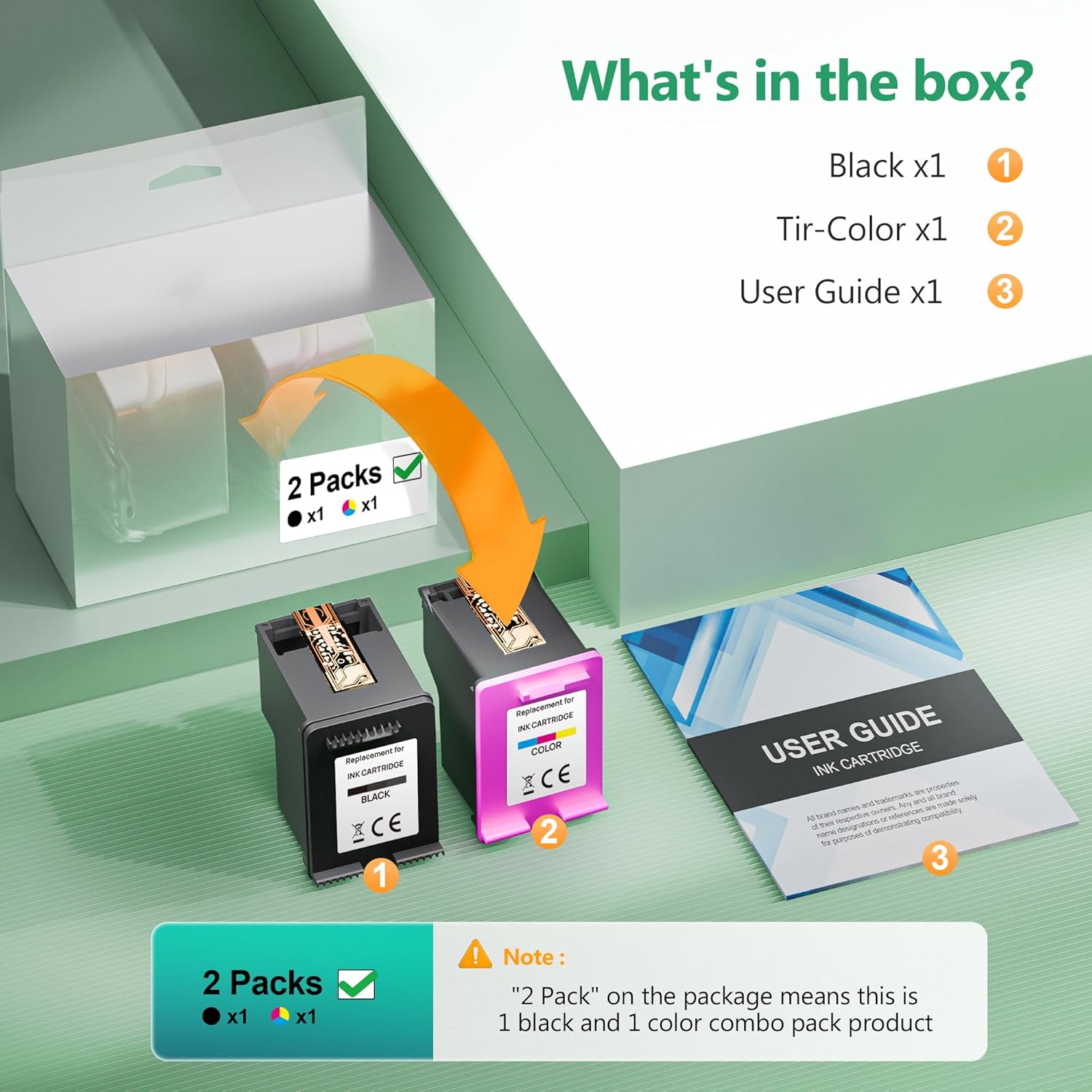 Thumbnail 3 de LIFOR 540XL Black & 541XL Colour ink cartridges 🖨️