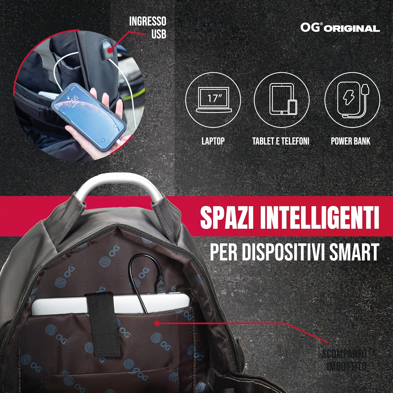 Thumbnail 6 de OG Original GetAway Zaino moto impermeabile 35–45 L, grande capacità espandibile e casco portatile