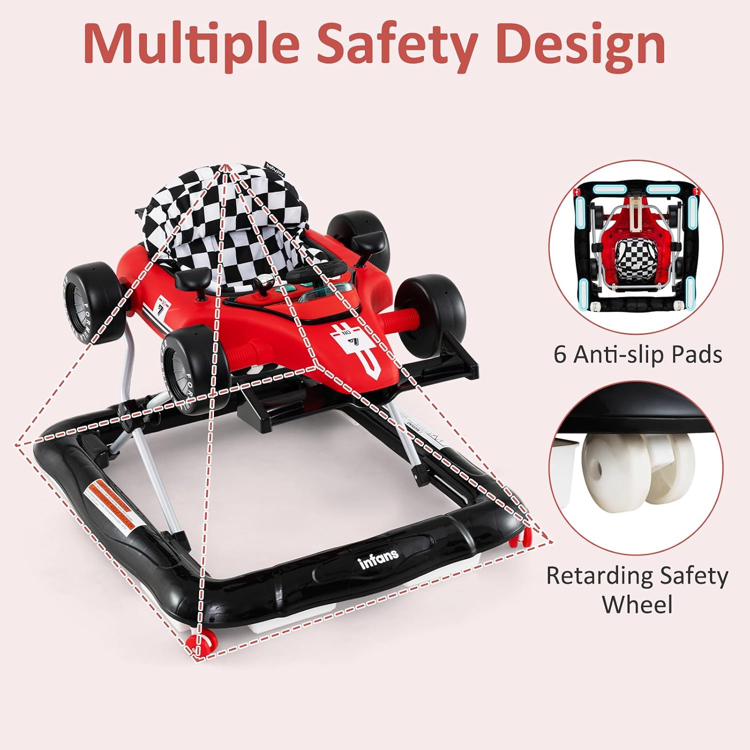 Detalle 2 de INFANS 4-in-1 Baby Walker