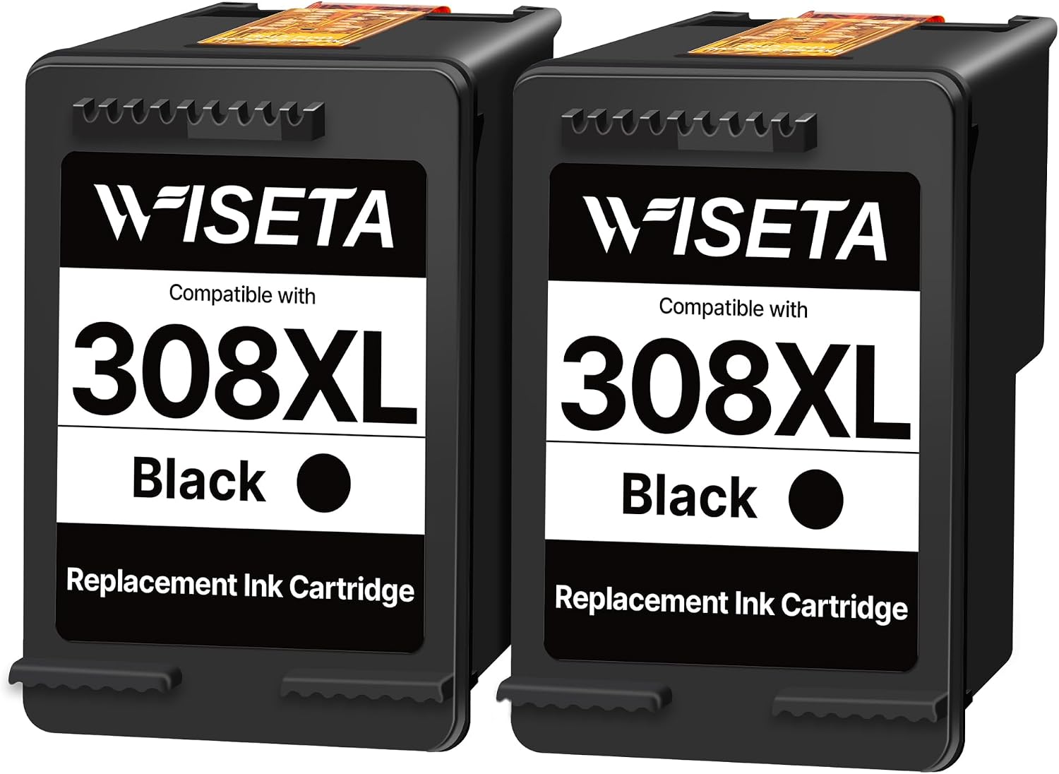 308e 308XL Black Ink Cartridge (7FP20UE) – 2-Box High Yield Pack for HP Envy and DeskJet Series