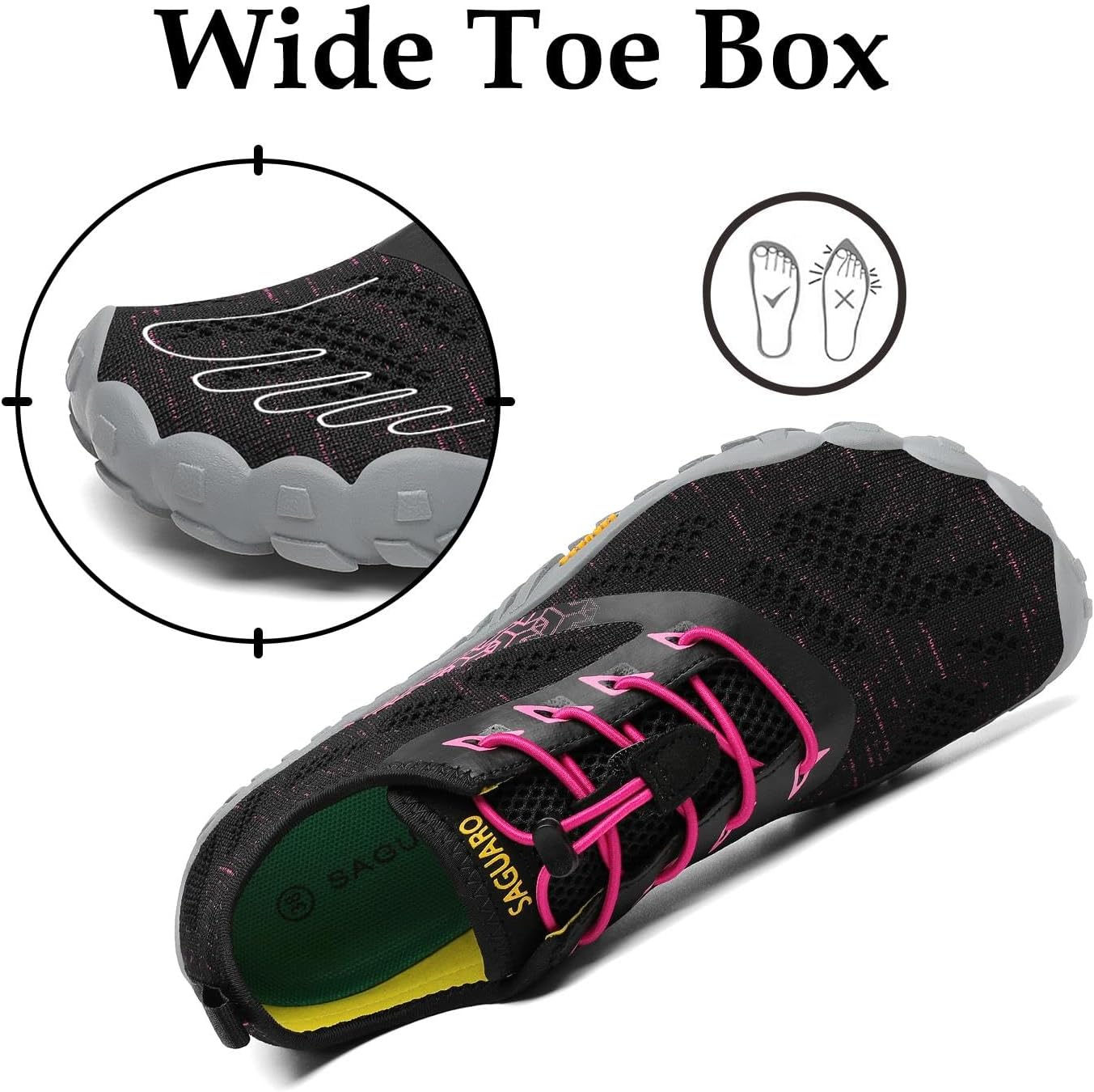 Detalle de Scarpe barefoot SAGUARO Zero Gocce