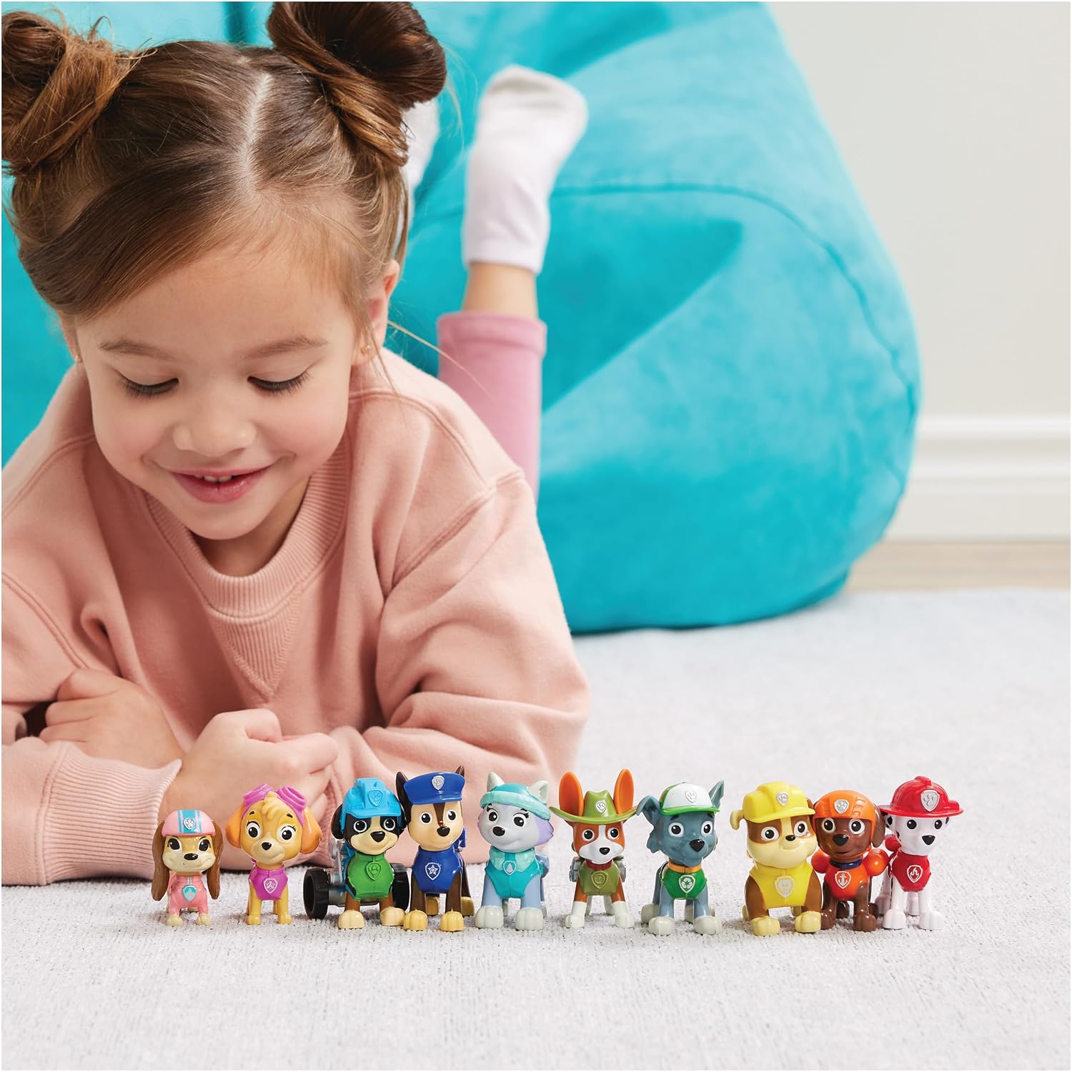 Thumbnail 3 de PAW PATROL Action Pups Geschenkset – 10 Sammelfiguren mit Uniform & Werkzeugen