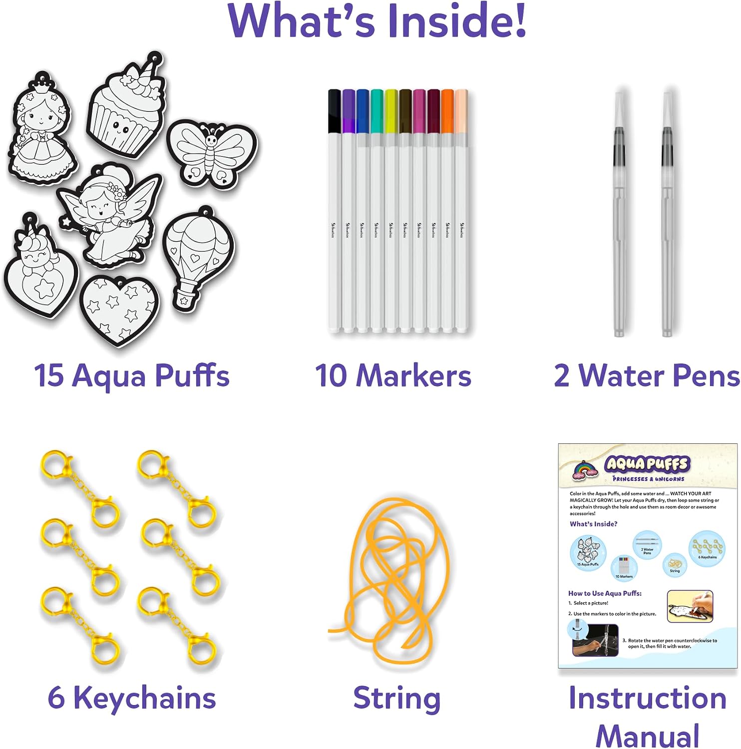 Thumbnail 4 de Skillmatics Aqua Puffs: Mess-Free 3D Art & Craft Kit for Kids