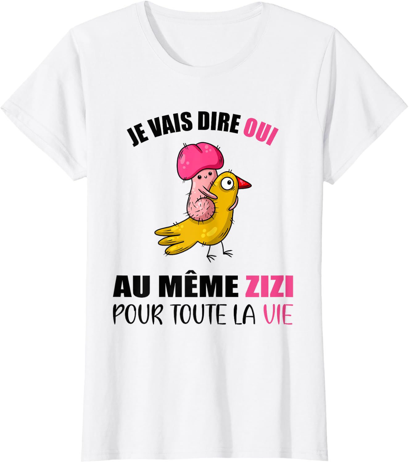 Detalle de Tee Shirt EVJF Même Zizi pour Toute La Vie