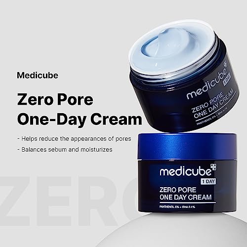 Detalle de Medicube Zero Pore One-Day Cream: crema idratante per pori e pelle grassa