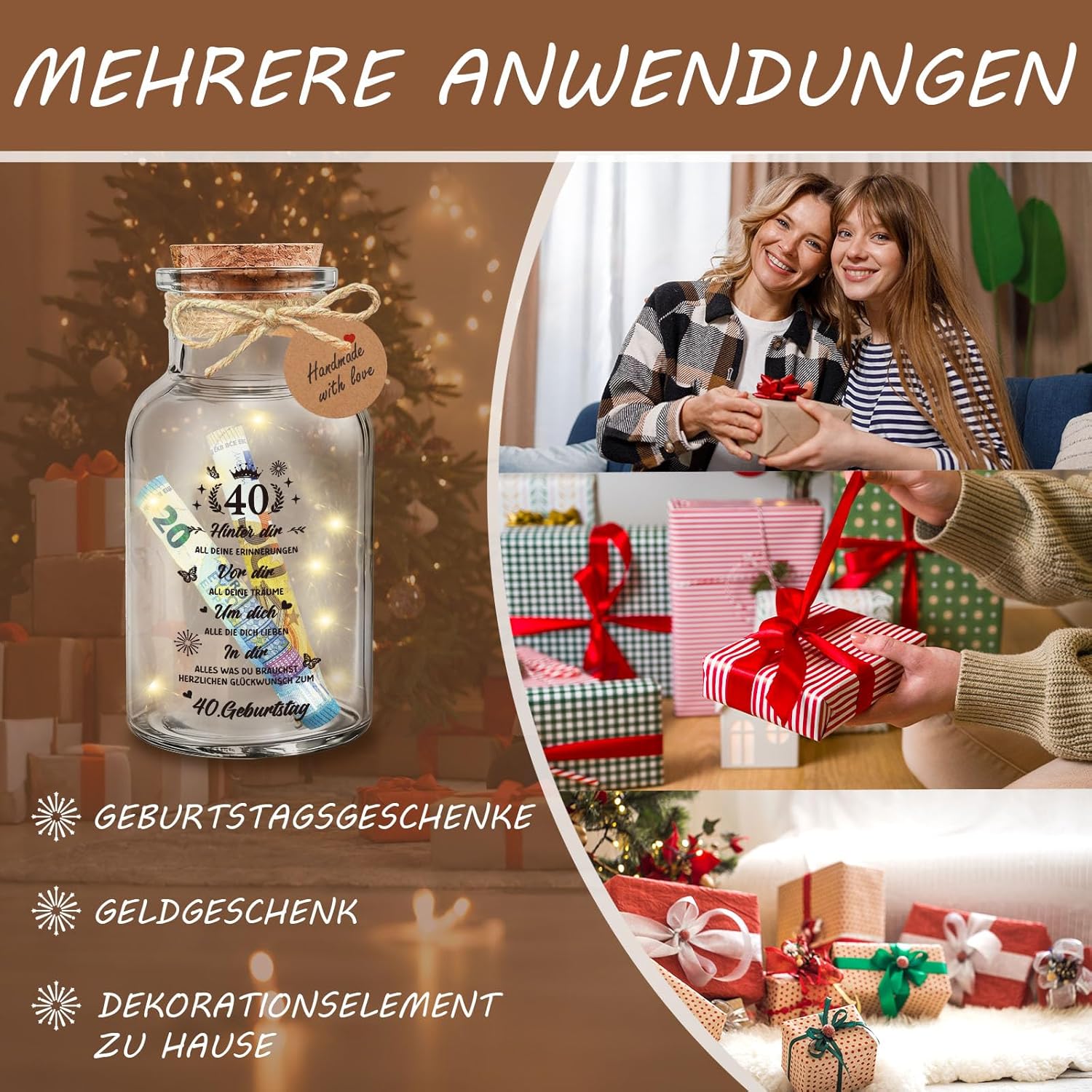 Detalle 1 de TUZELIYA 50 Geburtstag LED Flasche