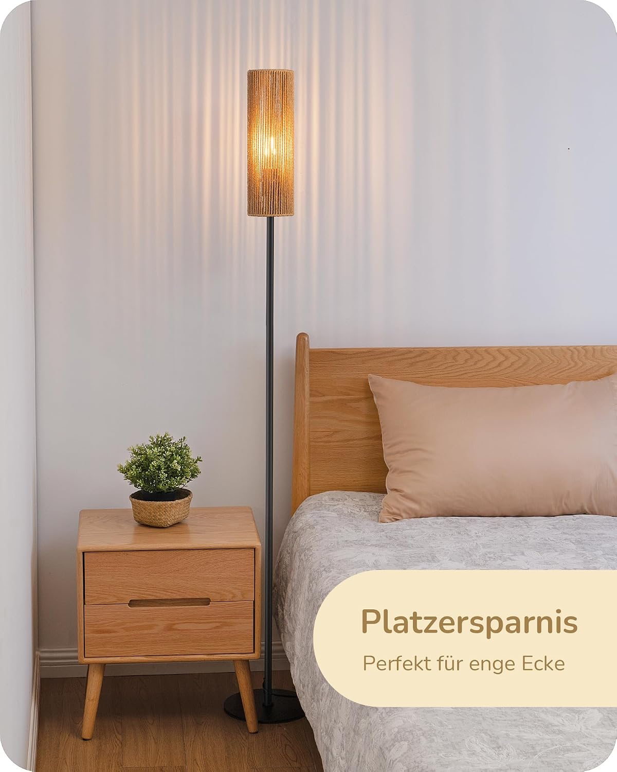Detalle 2 de EDISHINE Stehlampe Wohnzimmer 165 cm