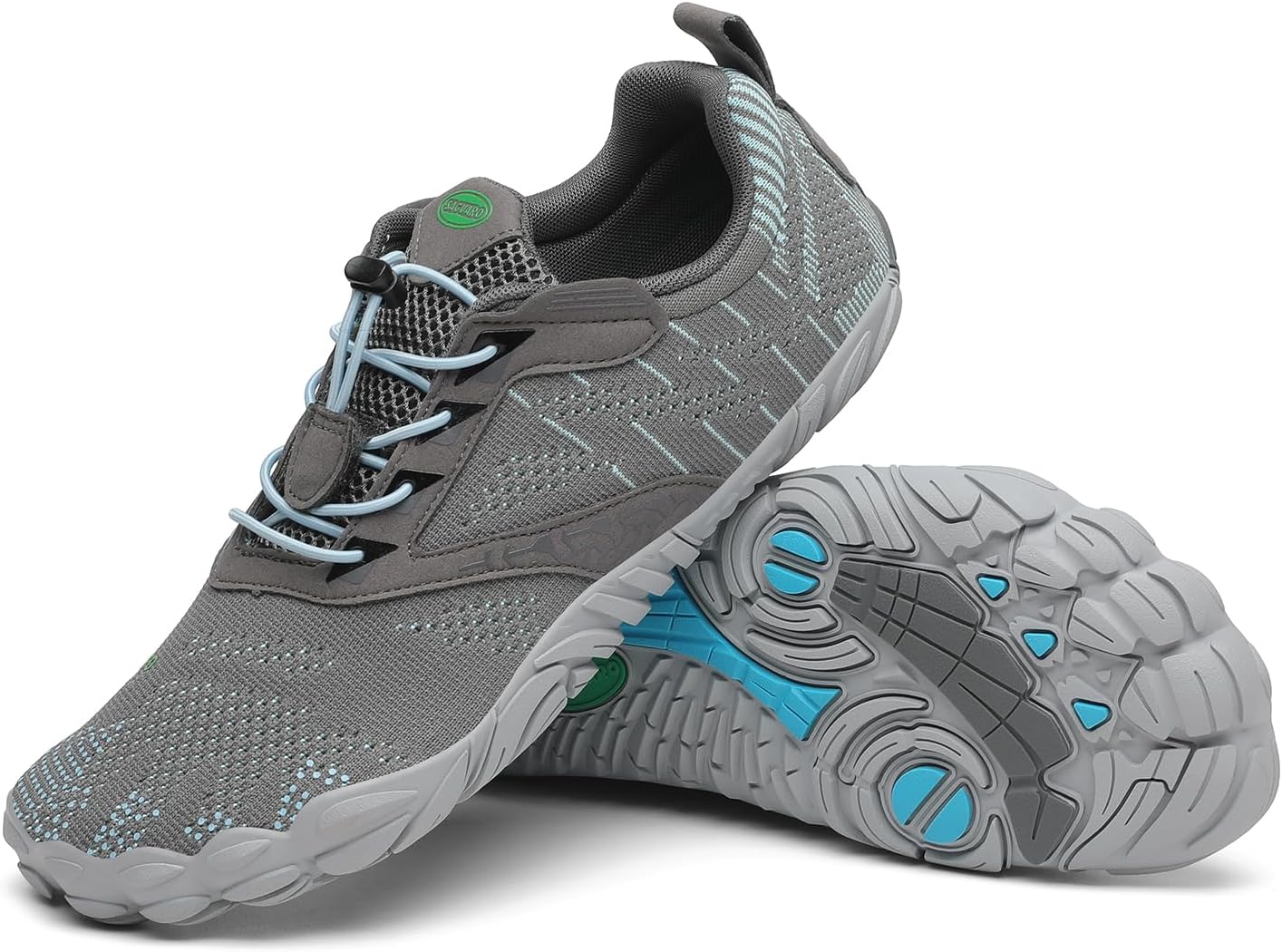 Detalle de SAGUARO Unisex Barfußschuhe Outdoor mit Zehenbereich und Zero-Drop-Sohle (Gr. 36–48)