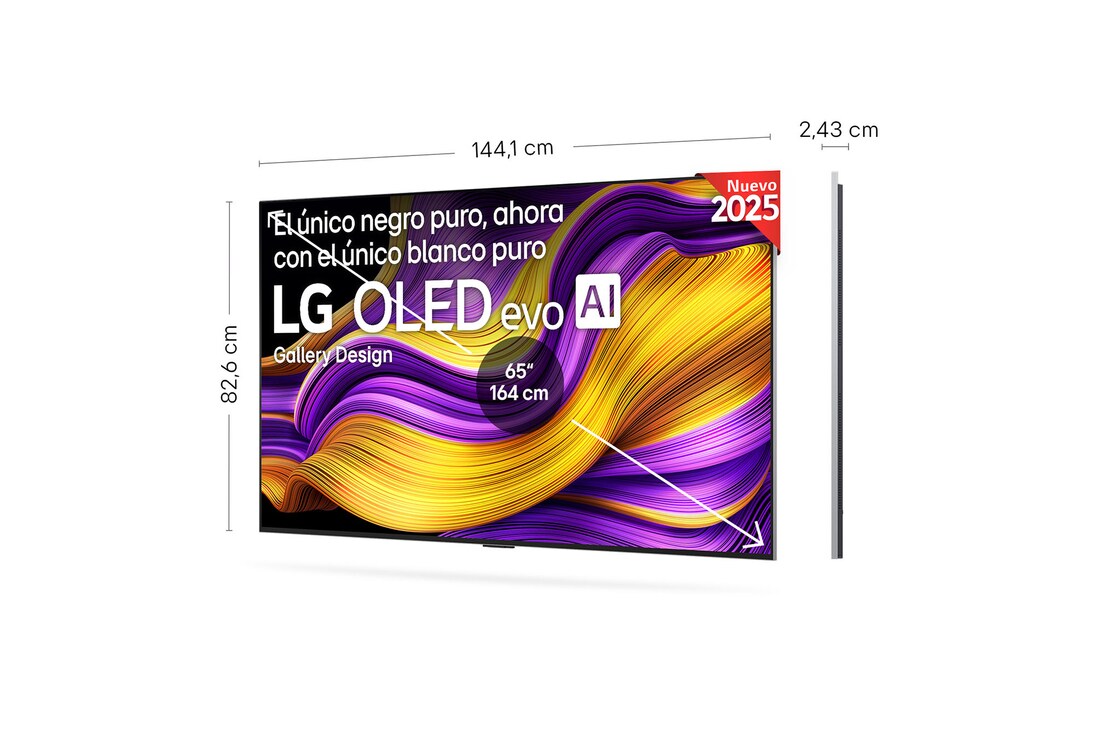 Detalle 2 de LG OLED65G54LW Smart TV OLED evo AI 65" 4K 2025
