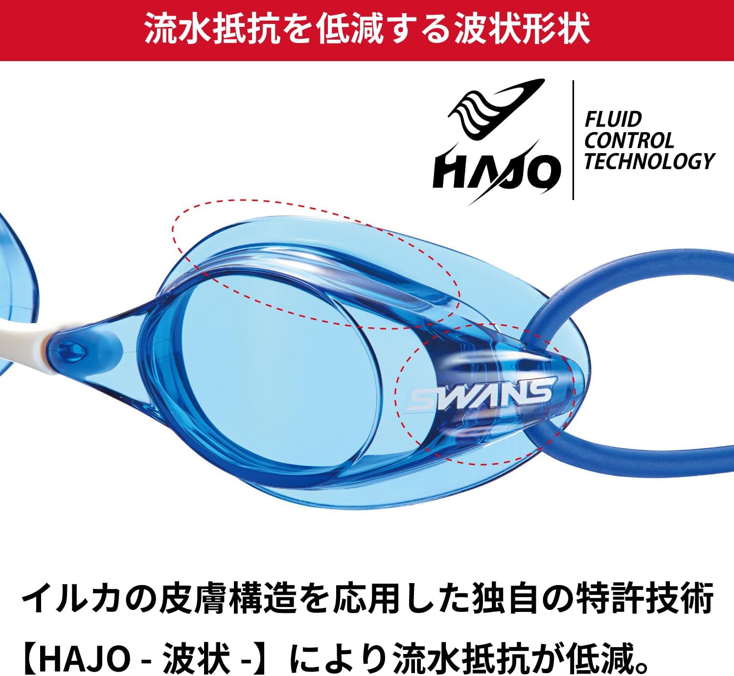 Thumbnail 2 de SWANS SR-7 レーシングゴーグル｜コンパクトサイズ・WORLD AQUATICS承認・日本製