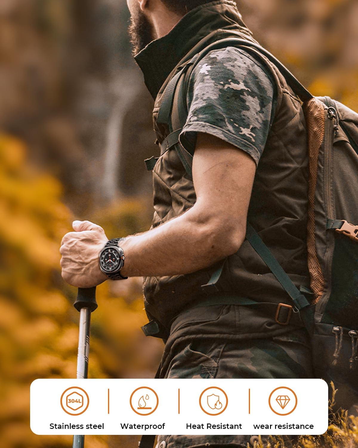 Detalle de Sunda ree Galaxy Watch Ultra strap 47mm