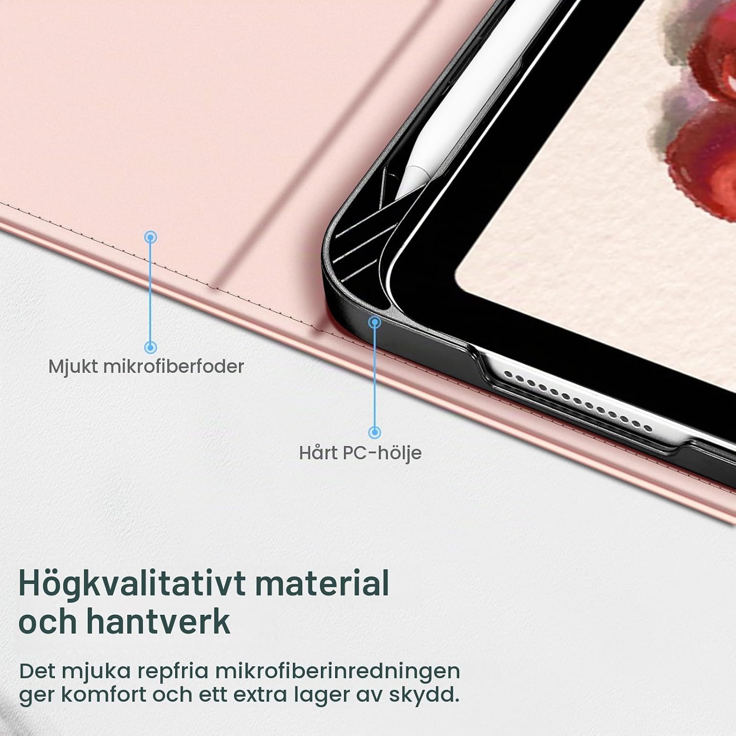 Thumbnail 6 de FINTIE fodral för iPad 10:e generationen med ställ, pennhållare och kortficka