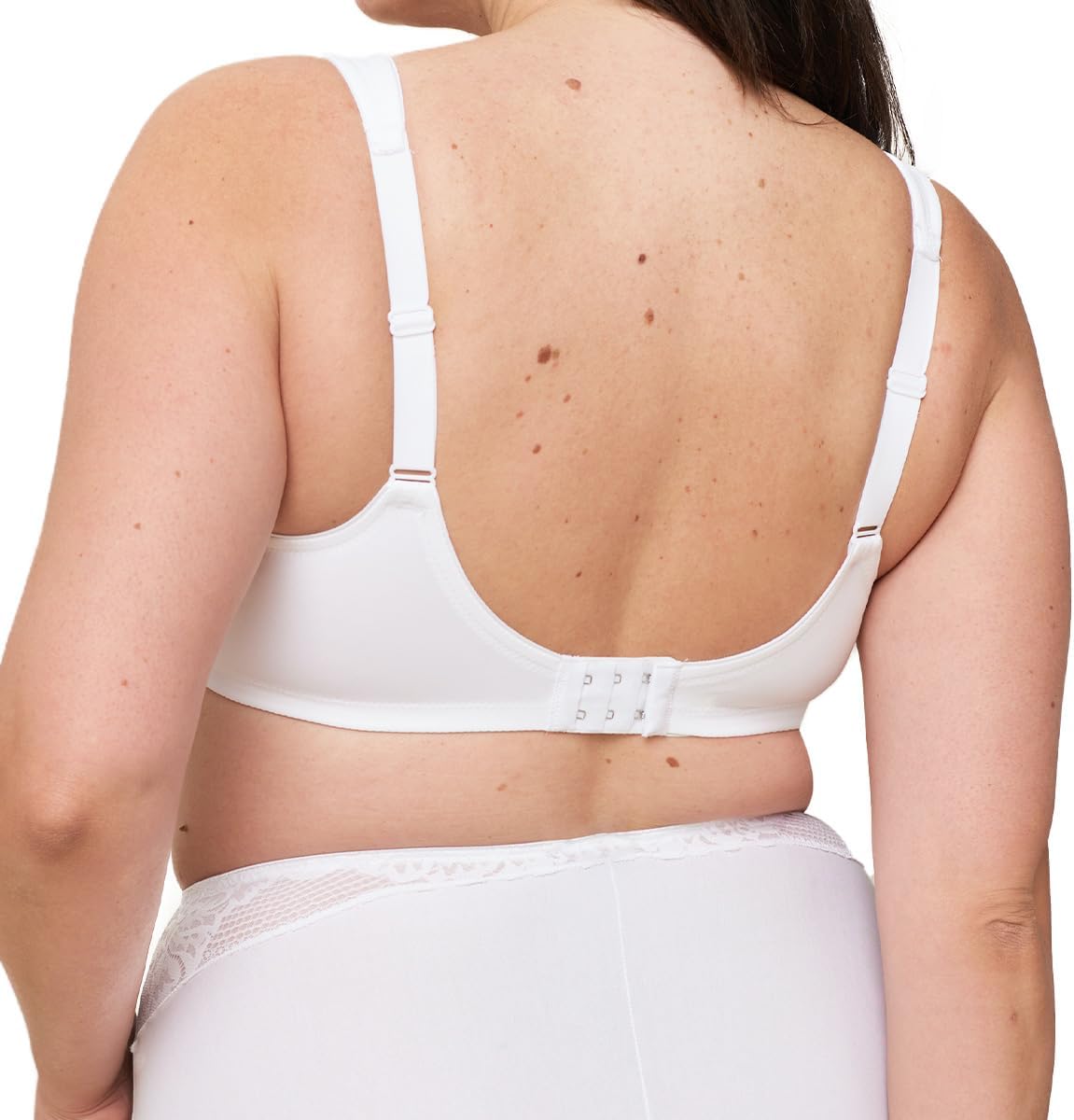 Detalle de Triumph Modern Lace+Cotton W02 Soutien-gorge Femme – Blanc, 100B