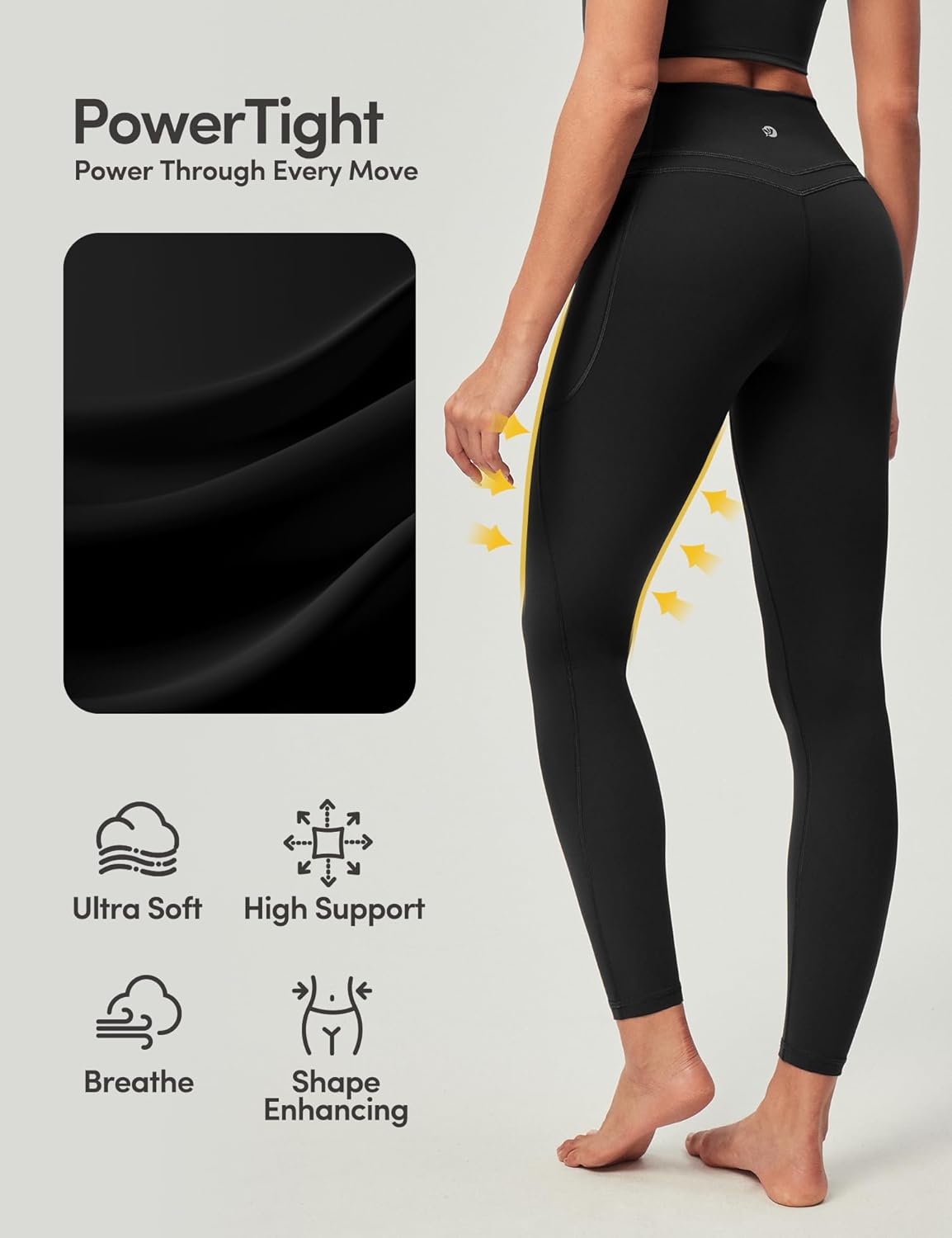 Thumbnail 2 de IUGA Compression Leggings 5.9" High Waist 🧘♀