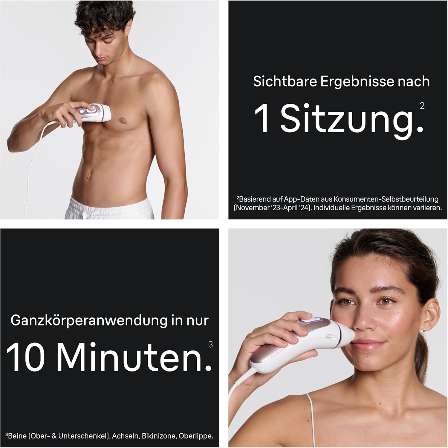 Thumbnail 3 de Braun Smart IPL Geräte Haarentfernung Skin i·expert 7 – Professionelle Dauerhafte Laser Haarentfernung für Zuhause