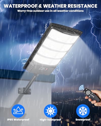 Detalle de LEKIA Farolas Solares Exteriores con Sensor de Movimiento y Control remoto