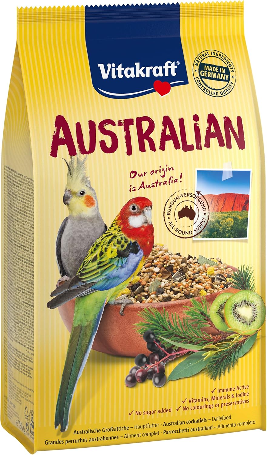 Detalle de Vitakraft Australian Großsittichfutter 750 g