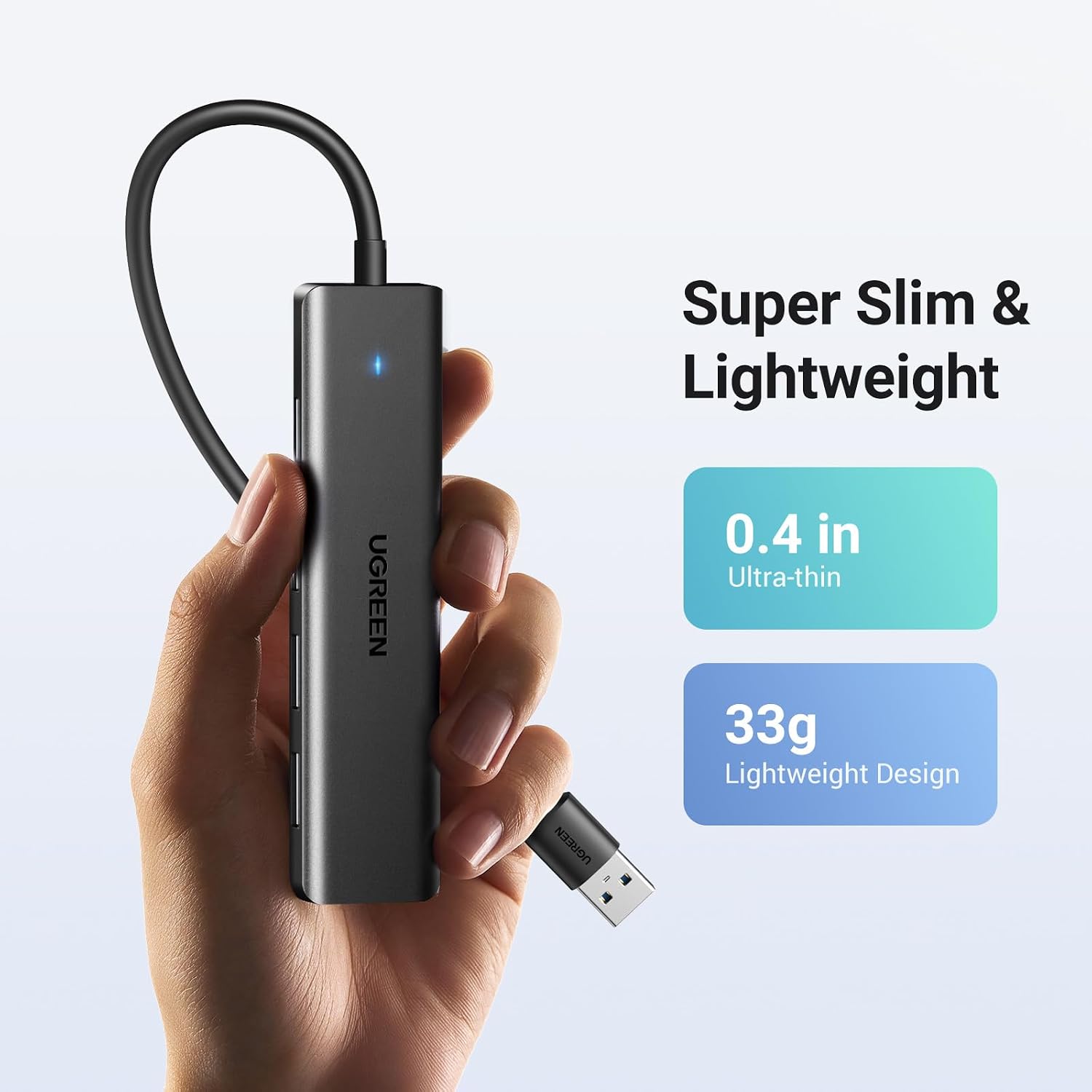 Detalle de UGREEN USB Hub, 4 Ports