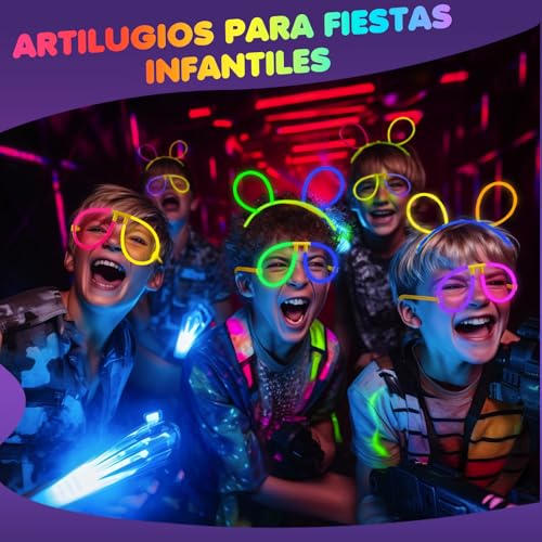 Thumbnail 4 de Ziitty Barras Luminosas: kit de 100 barras fluorescentes y 100 conectores para pulseras y collares