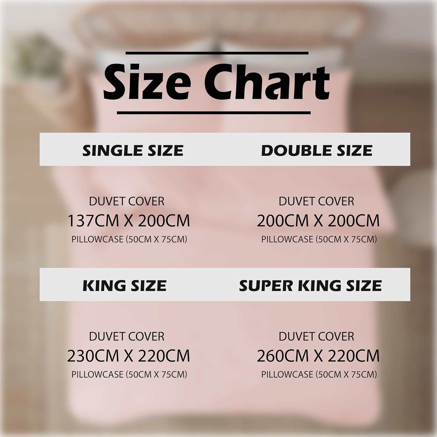 Detalle 2 de Funky Gadgets Double Duvet Set Blush Pink Blush