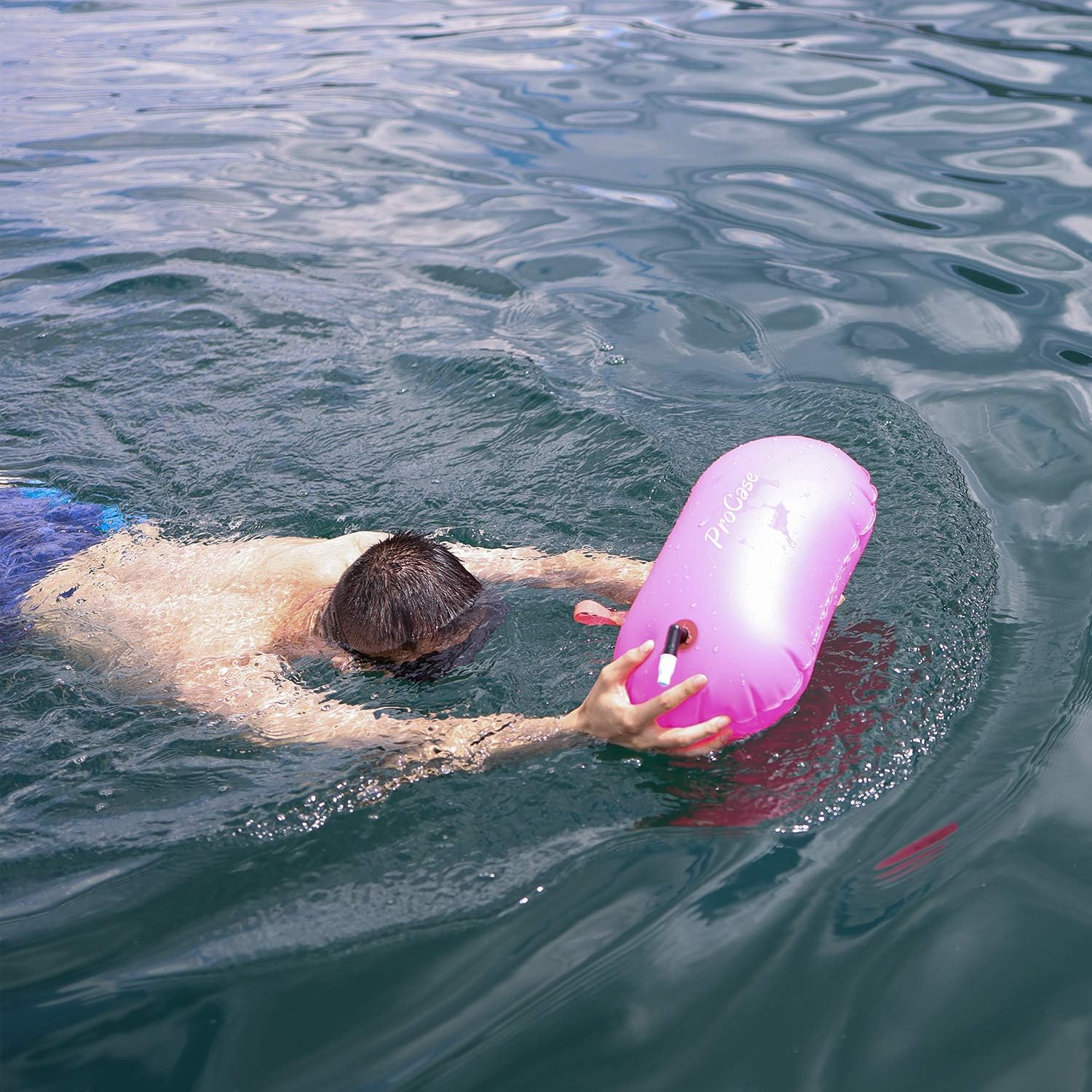 Detalle 1 de Highly Visible Swim Buoy 8 oz tow float