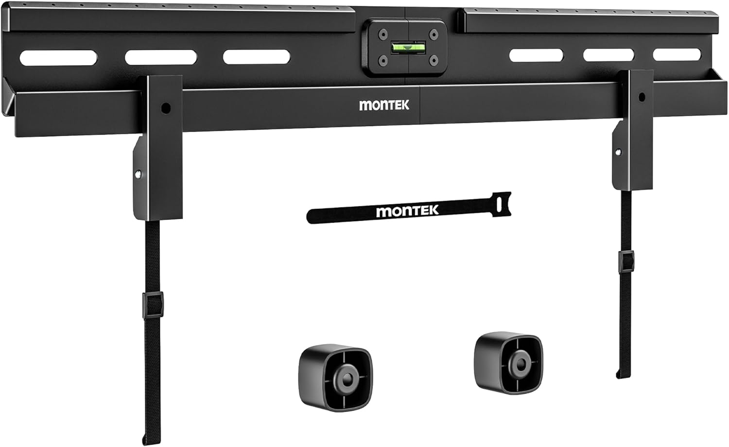 Detalle de monTEK No Stud TV Wall Mount for 37-86 Inch TVs (No Drill, Low Profile, Up to 165 lbs)