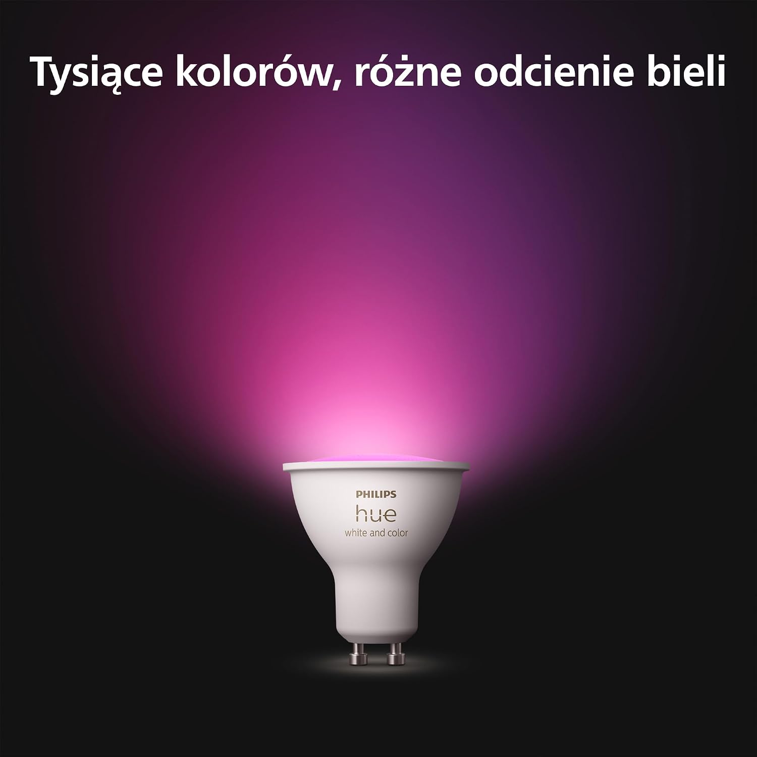 Detalle 2 de Philips Hue 8720169229754 – żarówka reflektorowa GU10 White and Colour Ambiance, 400 lm