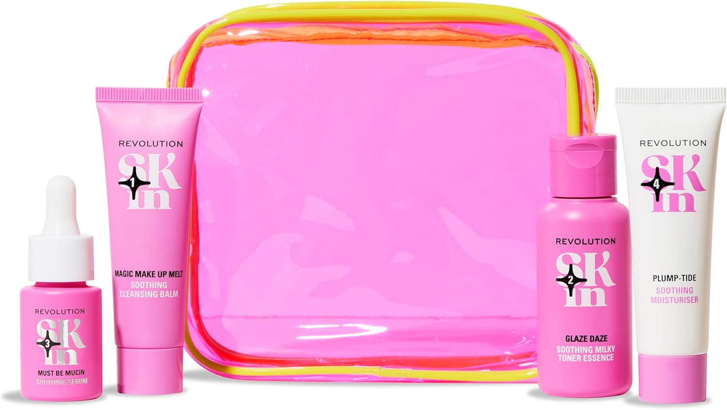 Detalle 2 de Revolution Skin Go Gentle Starter Kit – Set Visage Delicat (4 Produits)