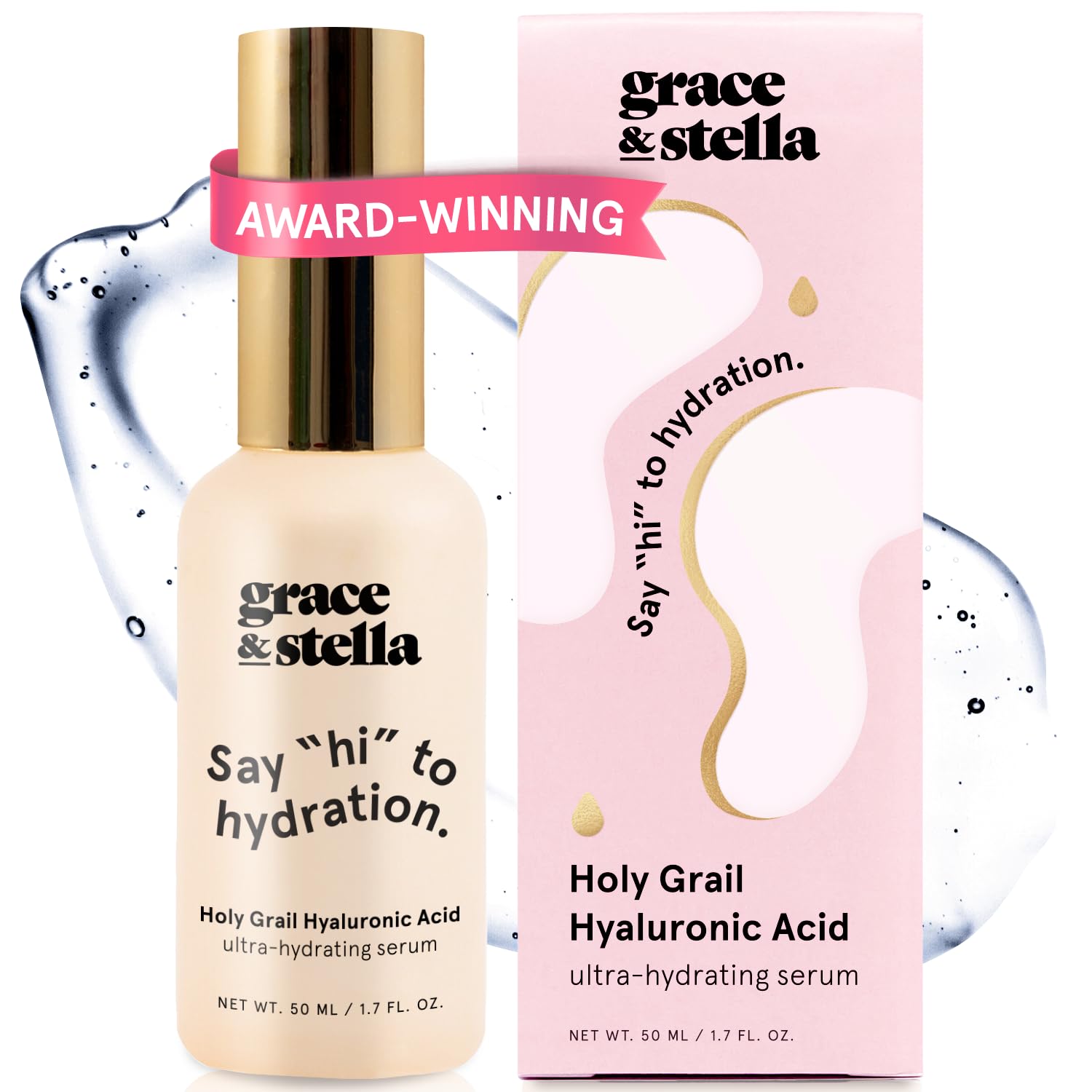 Detalle de grace & stella Hyaluronic Acid Serum 50 ml 💧