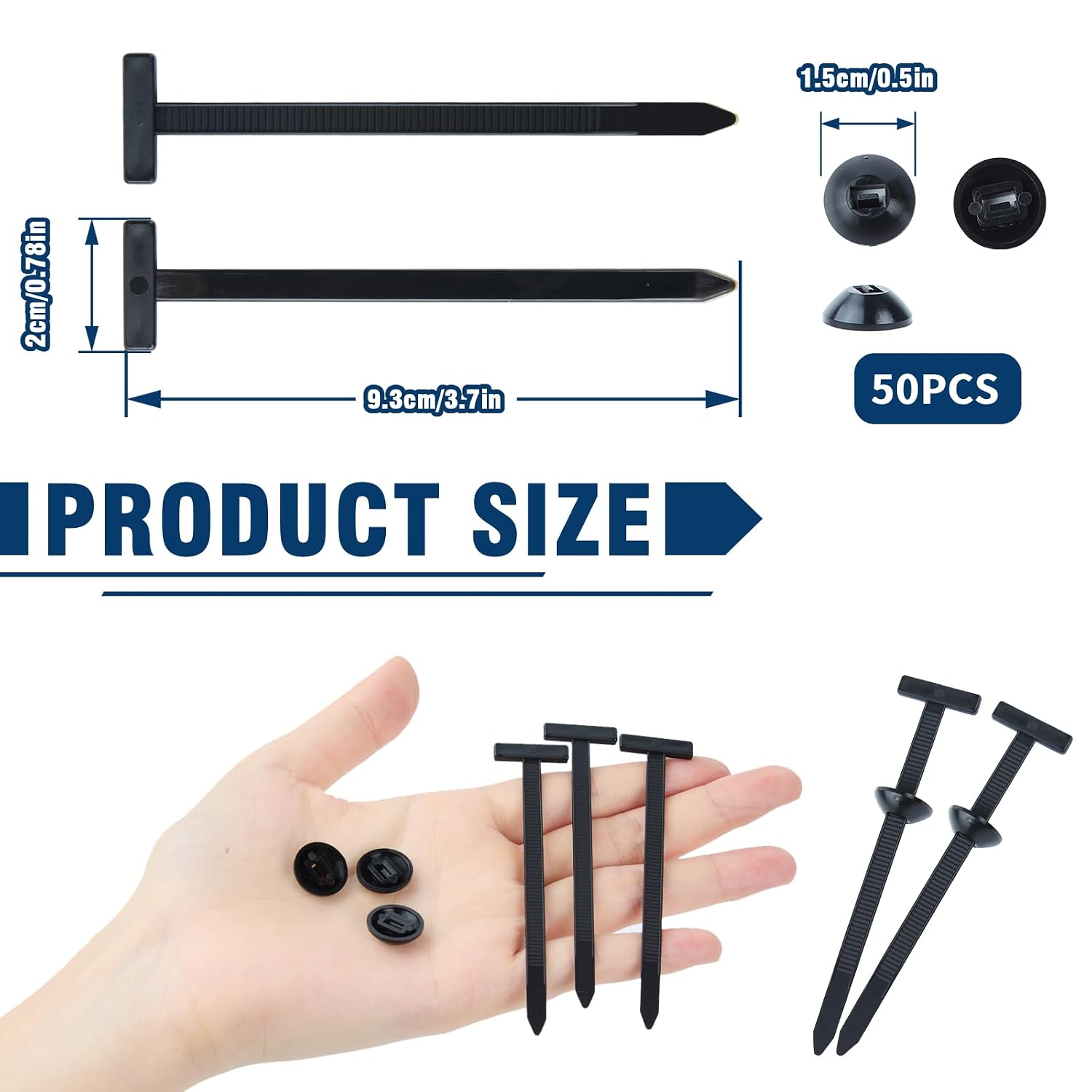 Detalle de Nylon Cable Tie Buckles