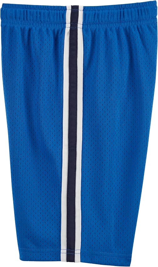 Detalle de Simple Joys Carter's 3-Pack Shorts para Bebés, Azul y Naranja 👶