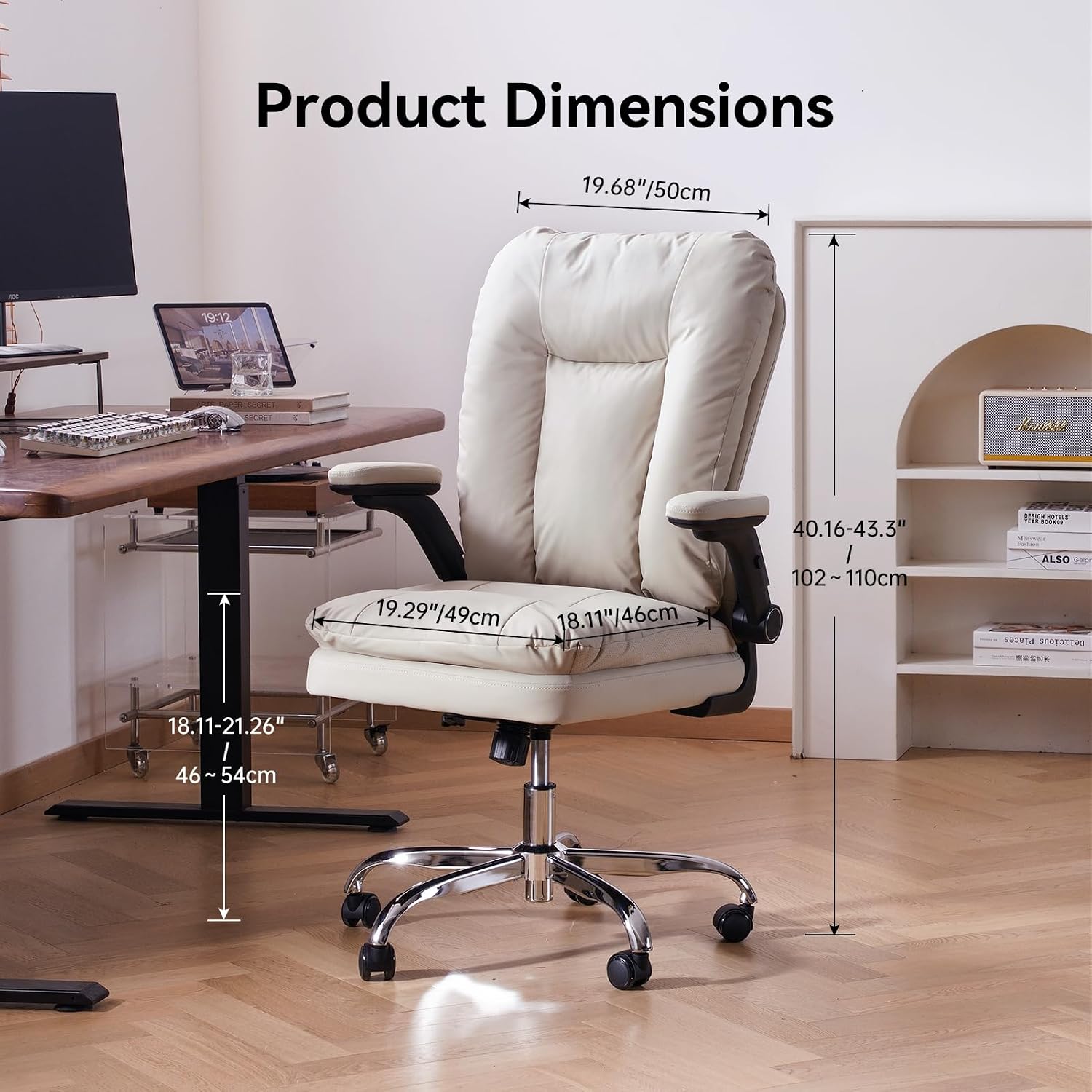 Thumbnail 2 de LEAGOO Office Chair with Lumbar Support – Executive Desk Chair for Home Office