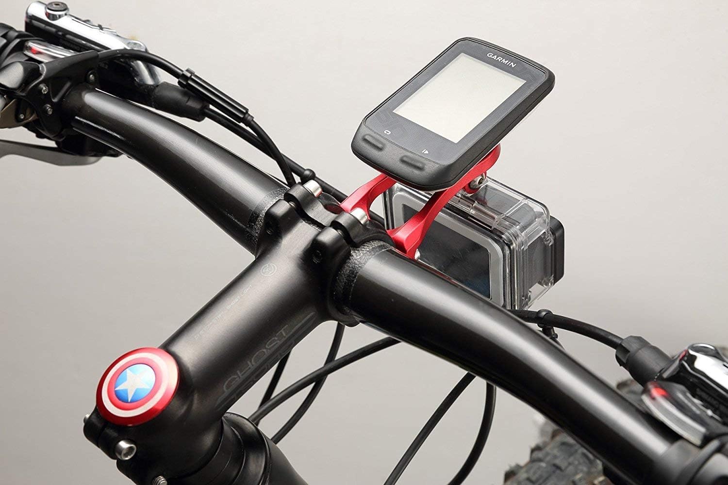 Thumbnail 1 de Panmout Extended Out-Front-Halterung: Bike-Lenkerhalterung für Garmin Edge & NiteRider/Sports-Aktion-Cam Adapter