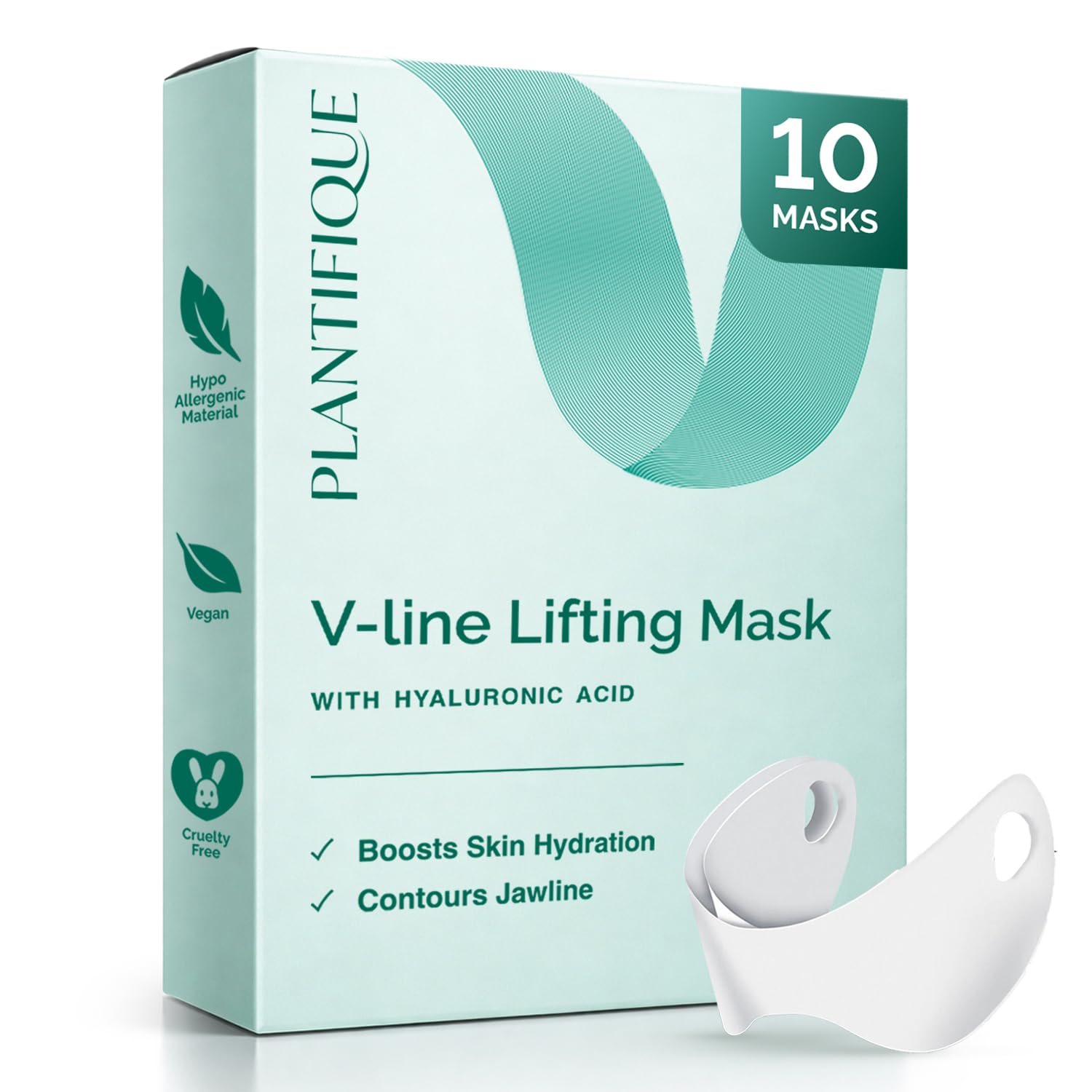 Thumbnail 6 de Plantifique Kinnmaske Doppelkinn wiederverwendbar - V-Shape Gesichtsmaskе
