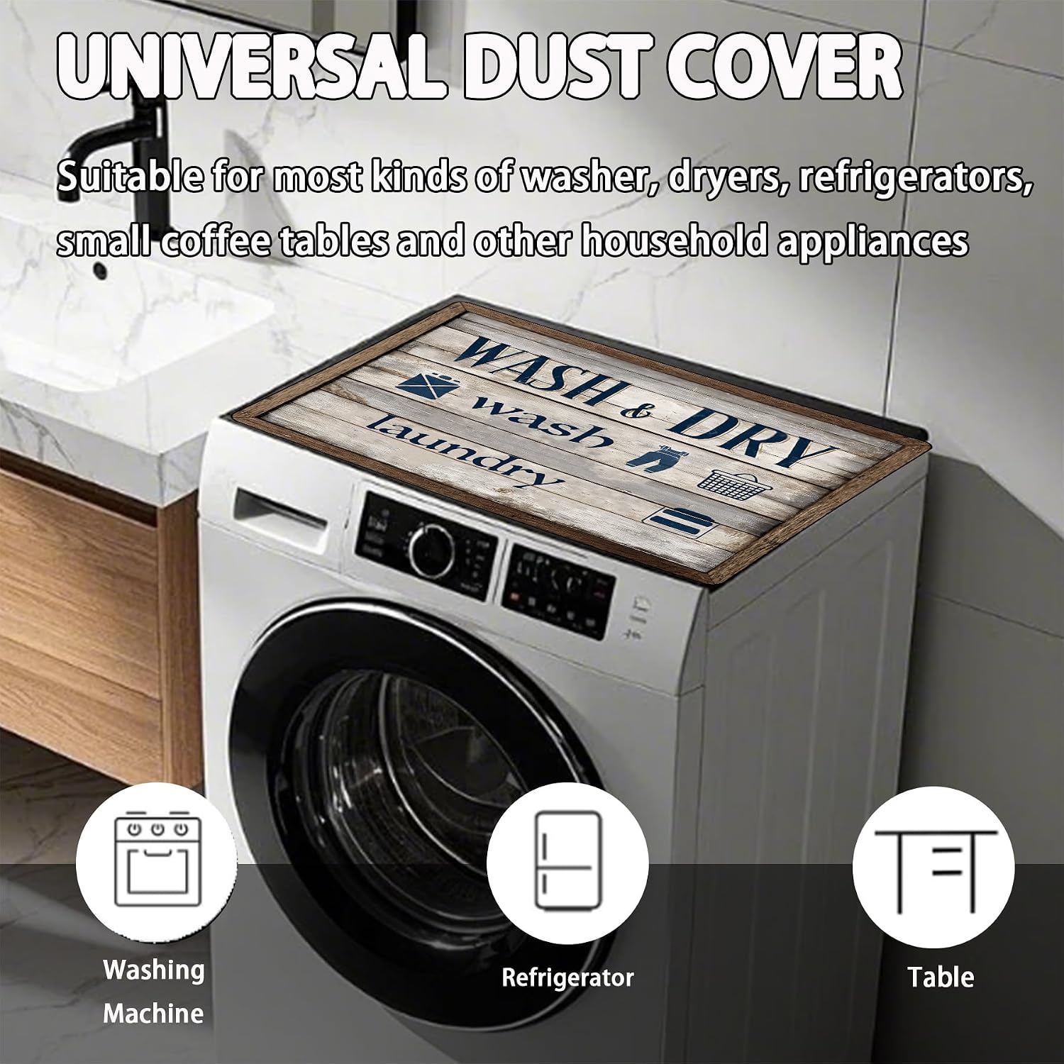 Thumbnail 4 de Washer and Dryer Top Cover 23.6" x 19.7