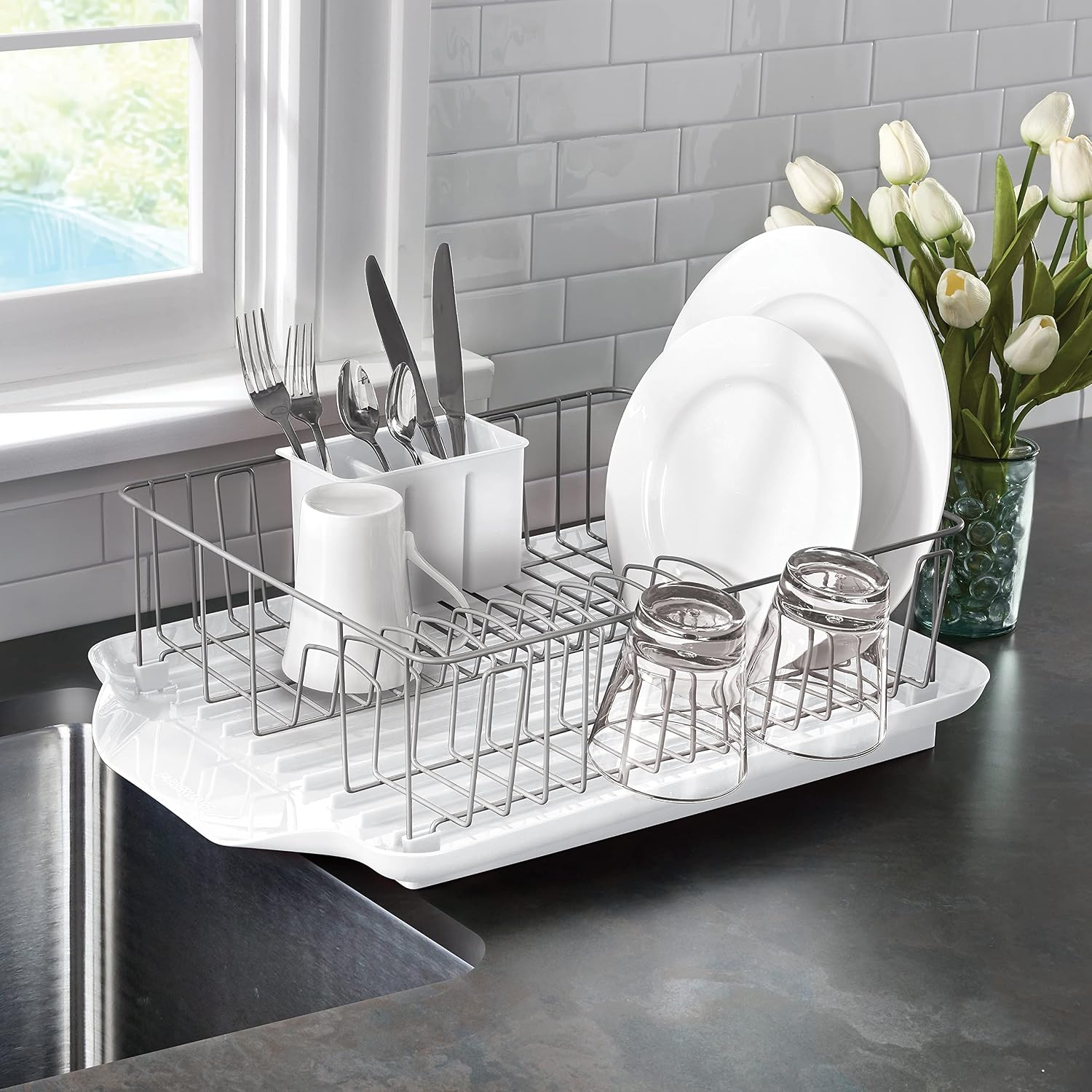 Detalle 2 de Farberware Classic Large Rust-Resistant Dishrack 🧽