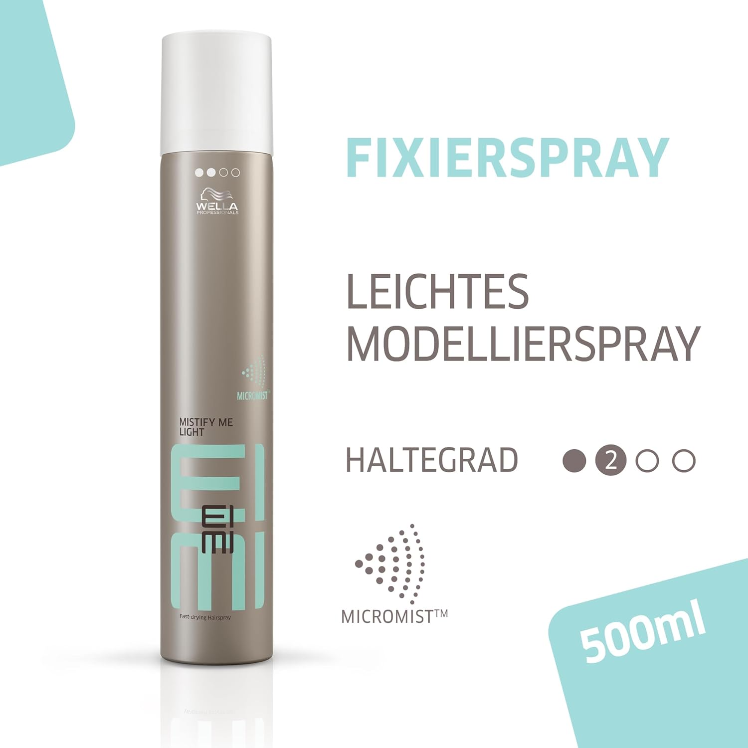 Thumbnail 1 de Wella EIMI Mistify Me Light – schnelltrocknendes leichtes Fixing Spray für sofortigen Halt