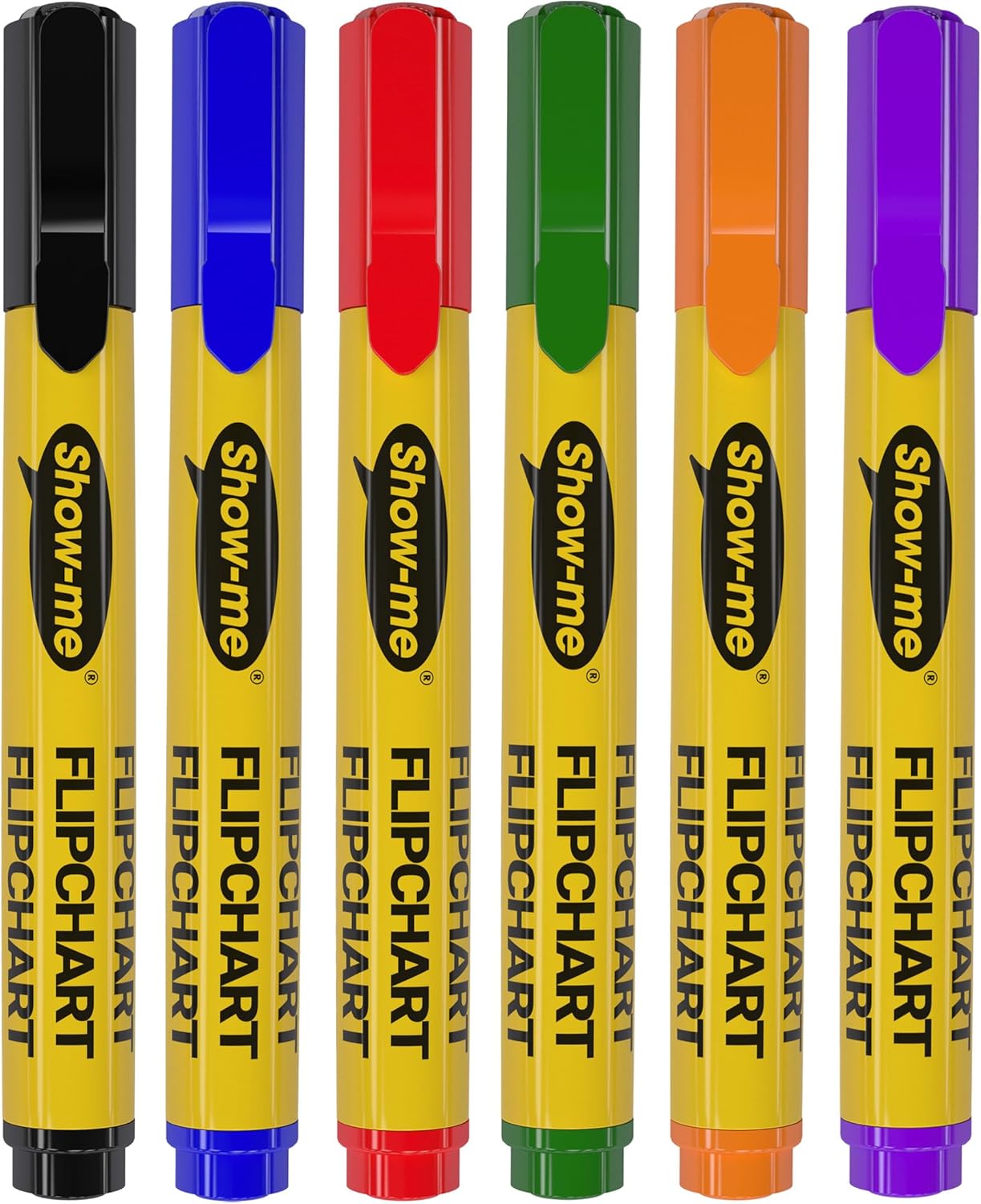Detalle 1 de SHOW-ME Flipchart Markers - Pack of 6 Bullet-Tip