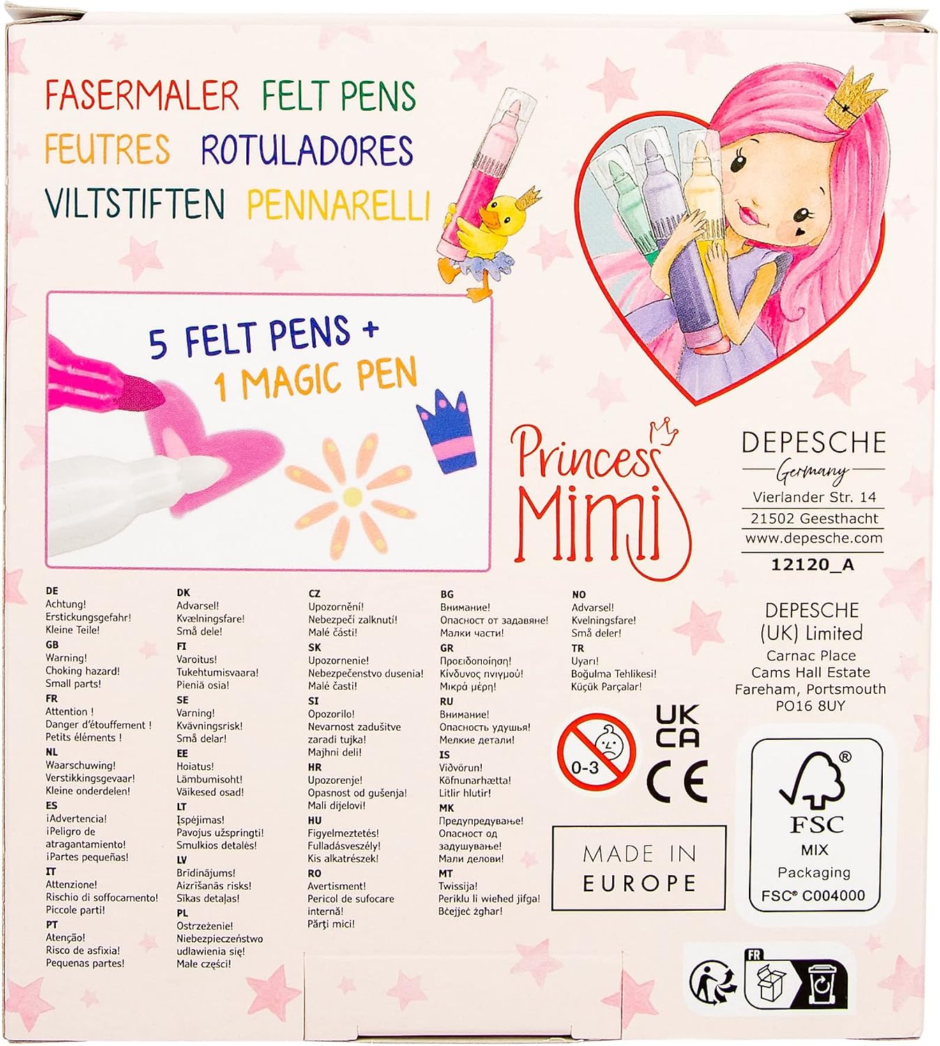 Thumbnail 5 de Depesche Magic Marker Set 5 Stifte Mimi