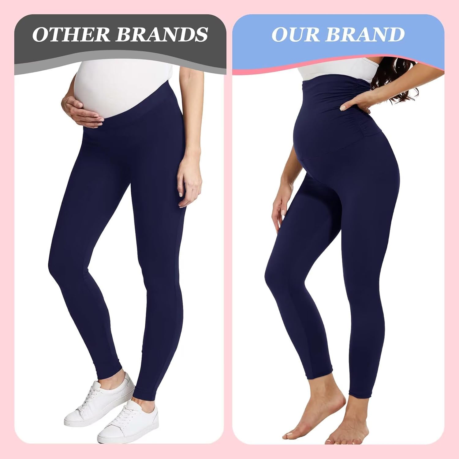 Thumbnail 1 de TNNZEET Umstandsleggings Damen – blickdichte Schwangerschafts-Leggings lang mit Taschen