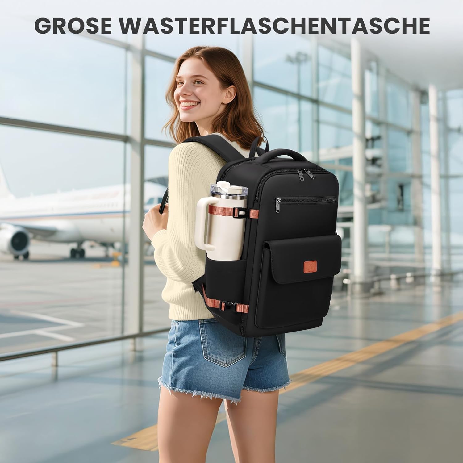 Thumbnail 6 de MATEIN Handgepäck Rucksack 40x30x20