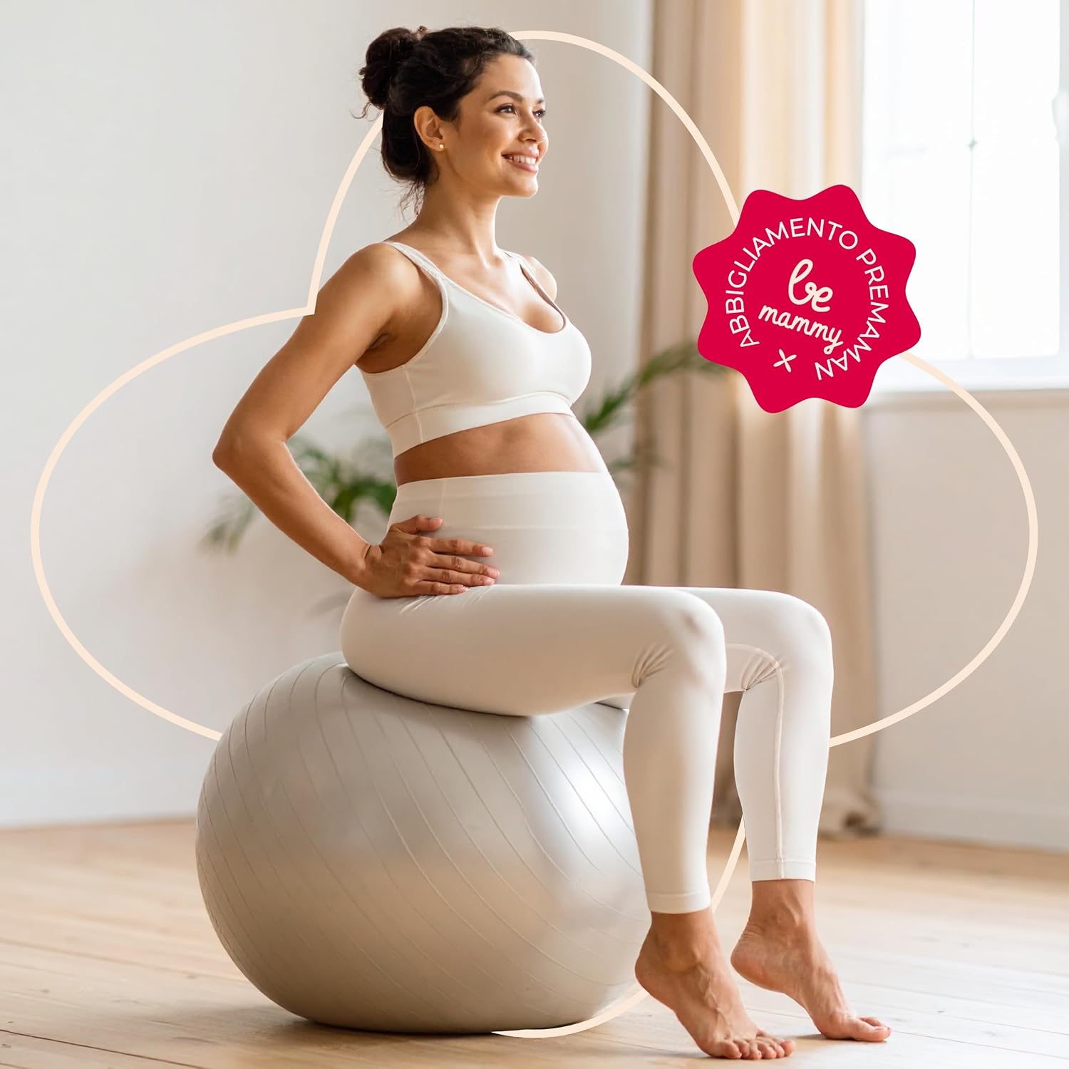 Detalle 2 de Leggings premaman lunghi BE20-230