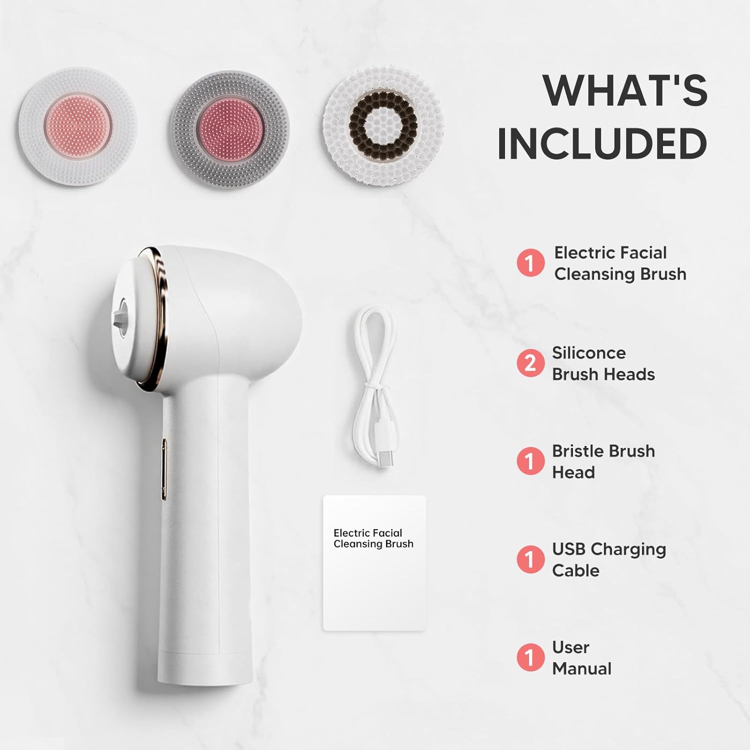 Detalle 2 de MOXYOY Bidirectional Facial Brush 3 speeds 🧖♀