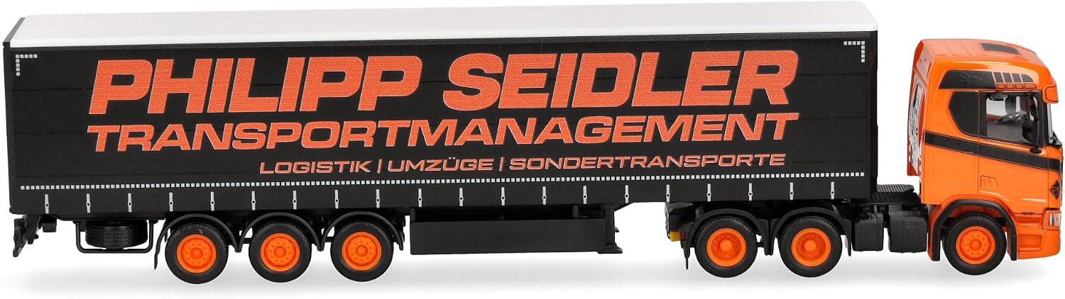 Thumbnail 2 de Herpa Scania CR 20 ND – model ciężarówki z naczepą plandekową 1:87
