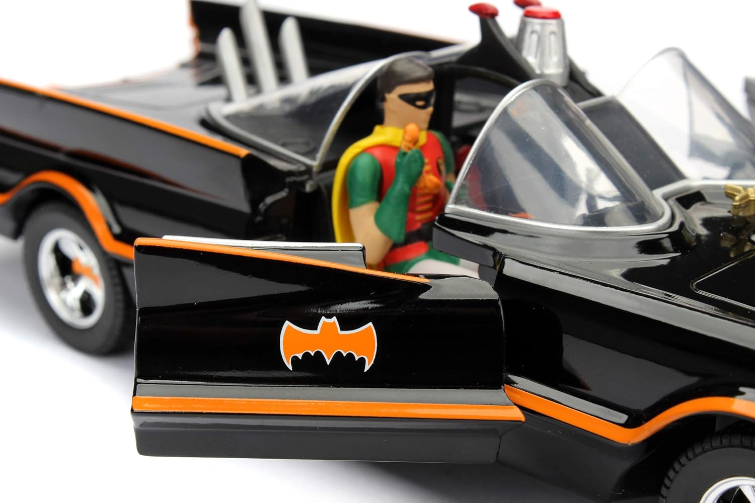 Thumbnail 4 de Jada Toys 253215001 Batman 1966 Classic Batmobil (Die-Cast) – Spielzeugauto mit öffnenden Türen
