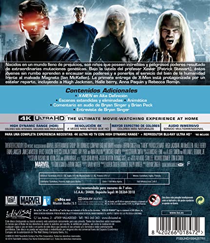 Detalle de X-Men 4K UHD Blu-ray 📀