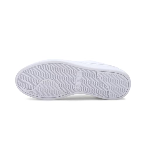 Detalle de PUMA Shuffle Sneakers Unisex – bianco/Puma Team Gold, 42,5 EU