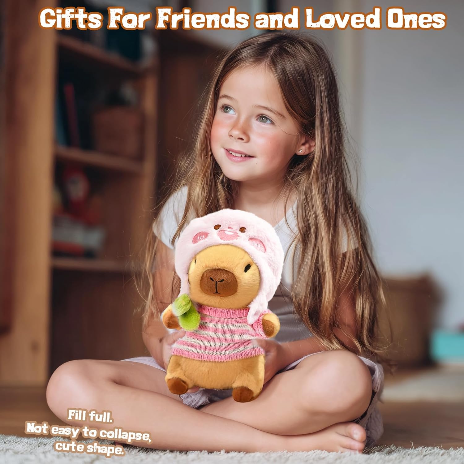 Thumbnail 3 de 10.2 inch Capybara plush set