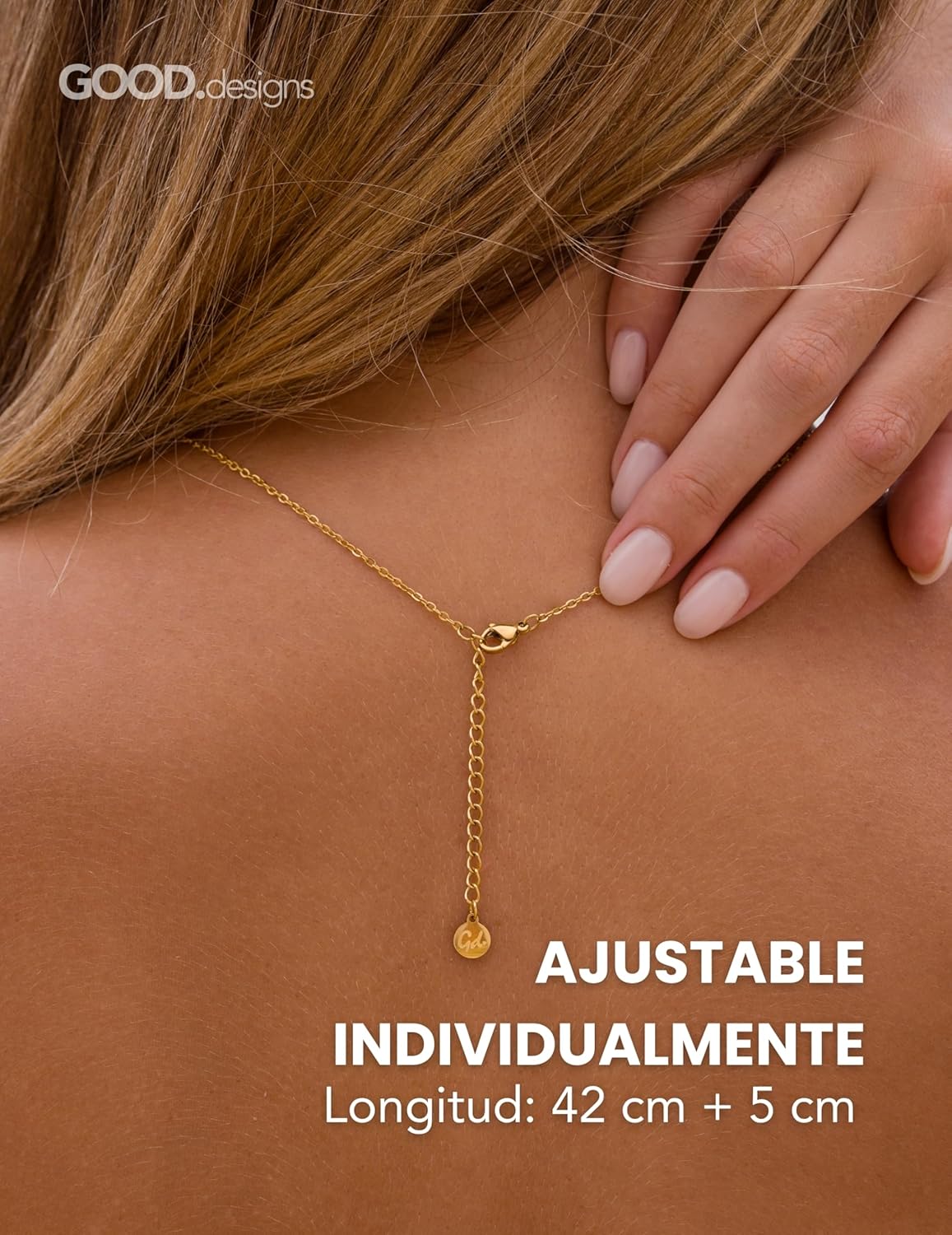Thumbnail 3 de GD GOOD.designs Collar letra corazón 42–47 cm