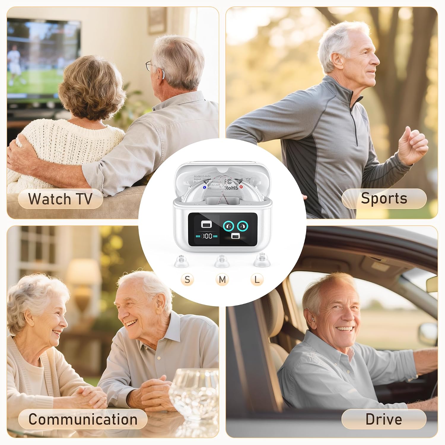 Thumbnail 6 de Hearing Aids with Bluetooth App Control
